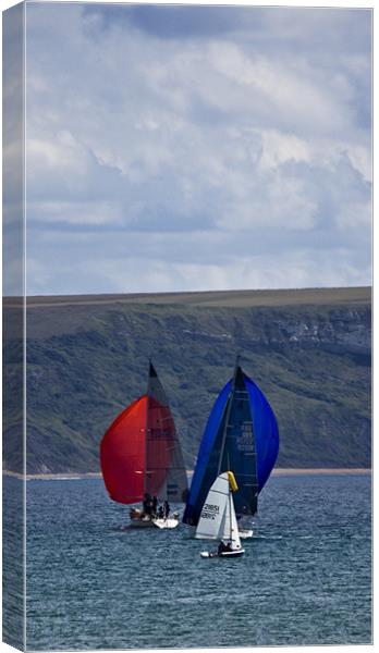 Yachting Canvas Print by David French