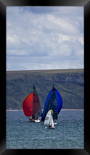 Yachting Framed Print by David French