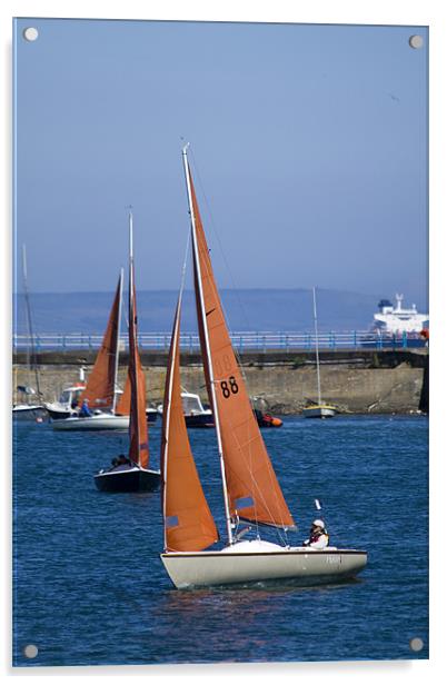 Yachts Acrylic by David French