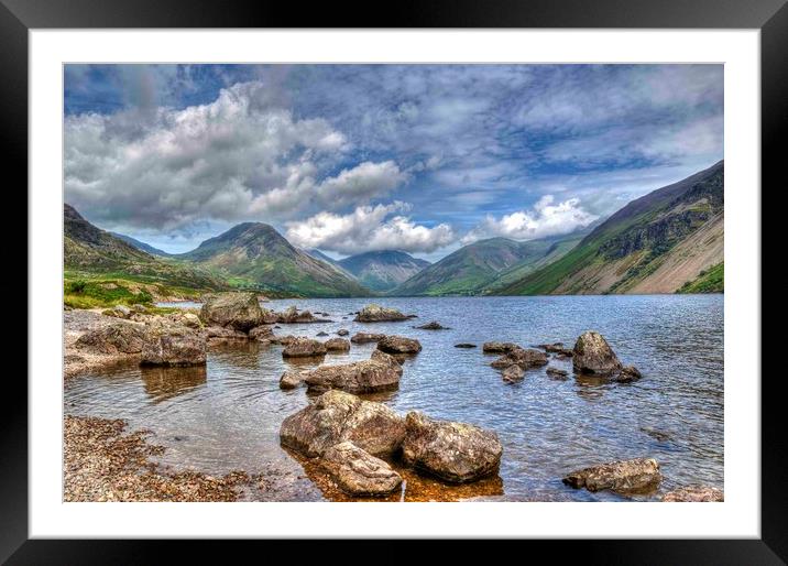 Wastwater Framed Mounted Print by Simon Wells