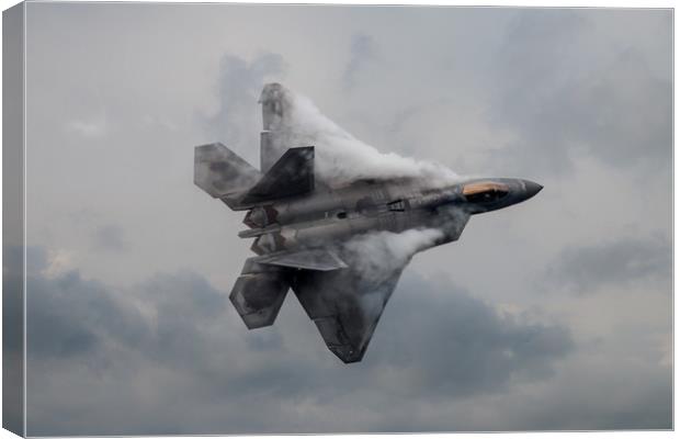 F22 Raptor Canvas Print by J Biggadike