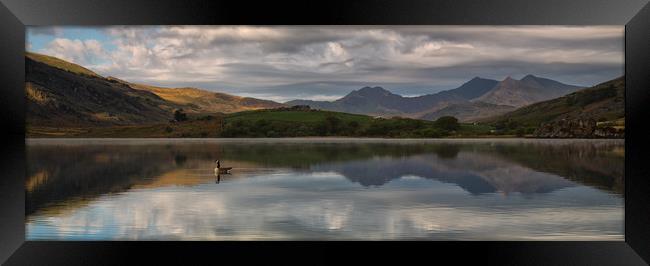 Snowdon panoramic Framed Print by Rory Trappe