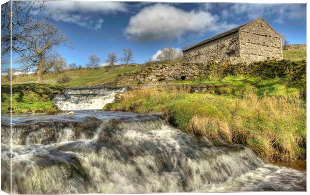 Cray in The Yorkshire Dales Canvas Print by Simon Wells