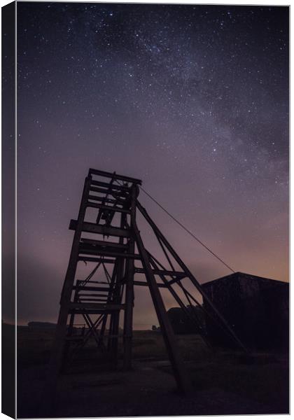 Magpie Mine Milky Way Canvas Print by James Grant
