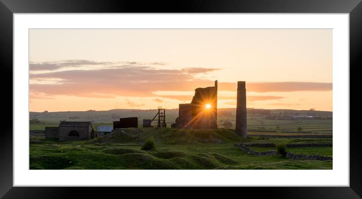 Through The Gap Framed Mounted Print by James Grant