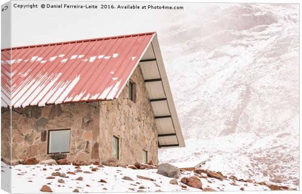 Shelter at Chimborazo Mountain in Ecuador Canvas Print by Daniel Ferreira-Leite