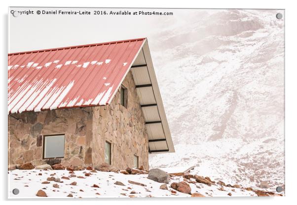 Shelter at Chimborazo Mountain in Ecuador Acrylic by Daniel Ferreira-Leite
