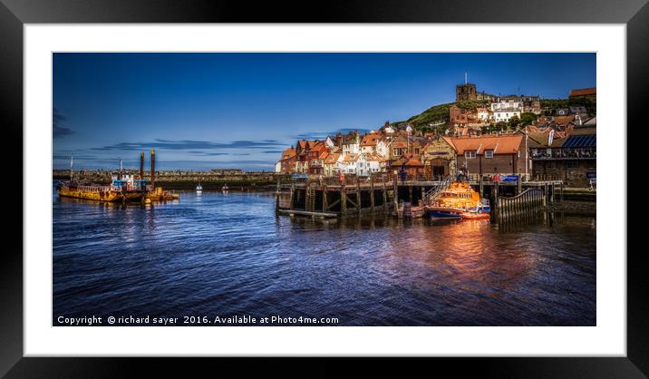 Safe and Sound Framed Mounted Print by richard sayer