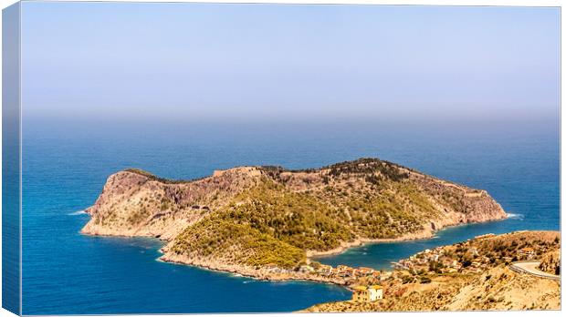 Assos Beautiful Cephalonia  Canvas Print by Naylor's Photography