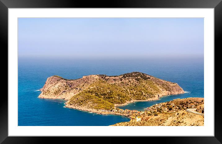 Assos Beautiful Cephalonia  Framed Mounted Print by Naylor's Photography