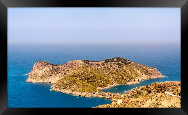 Assos Beautiful Cephalonia  Framed Print by Naylor's Photography
