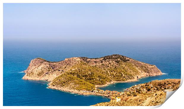 Assos Beautiful Cephalonia  Print by Naylor's Photography