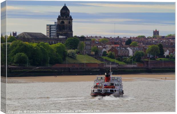Royal Iris Mersey Ferry Canvas Print by David Chennell