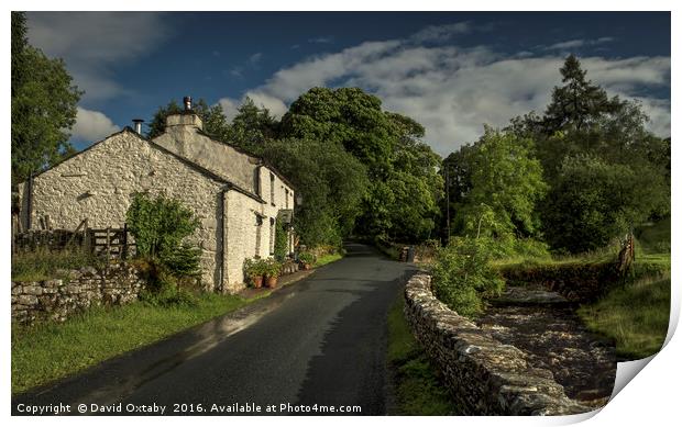 Dentdale Cottage Print by David Oxtaby  ARPS