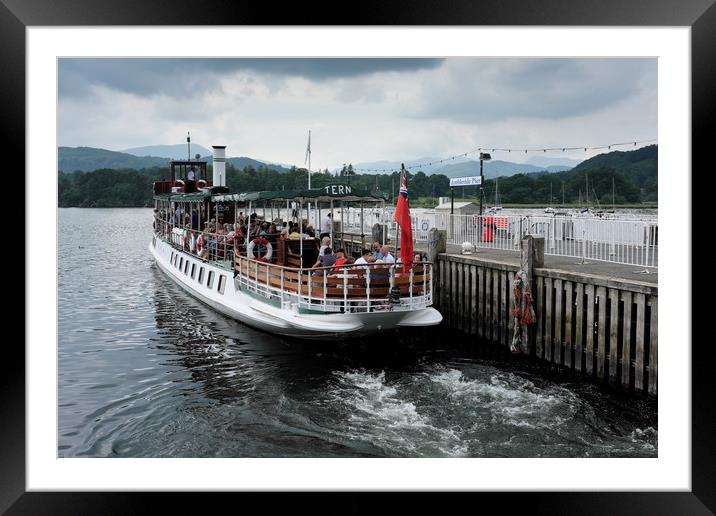 Tern Lake Windermere  Framed Mounted Print by Tony Bates