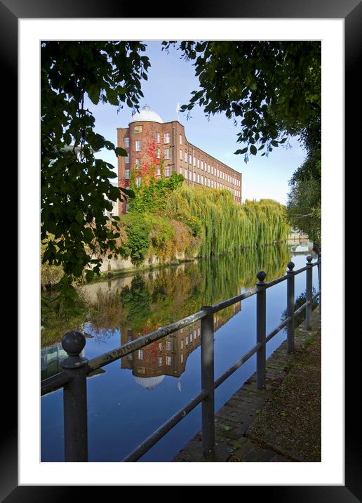 Jarrolds building Norwich riverside Framed Mounted Print by Darren Burroughs