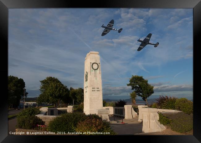 Battle of Britain Memorial flight Framed Print by Leighton Collins