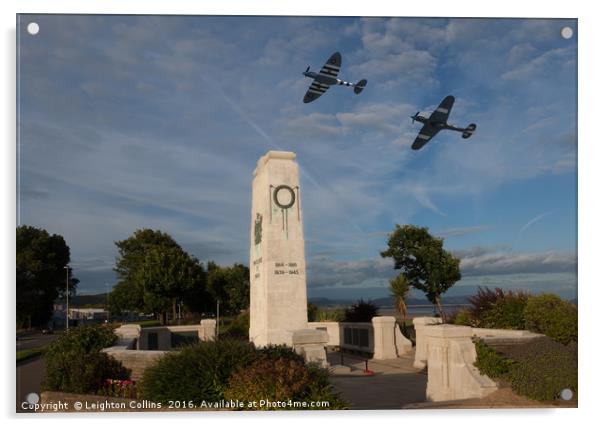 Battle of Britain Memorial flight Acrylic by Leighton Collins