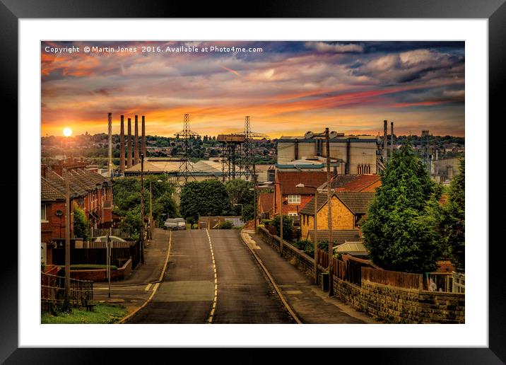 Rotherham Steel Framed Mounted Print by K7 Photography