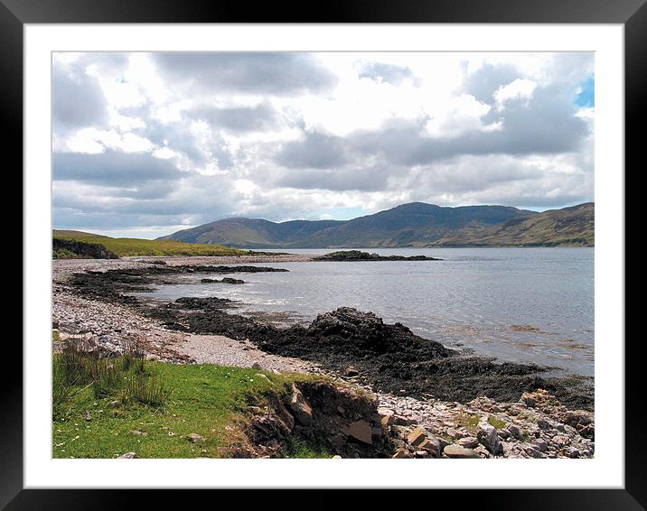 Isle of Islay from Jura Framed Mounted Print by Derek Wallace