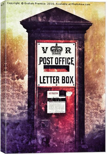 Victorian Pillar Box Canvas Print by Graham Prentice