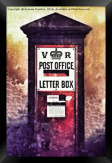 Victorian Pillar Box Framed Print by Graham Prentice