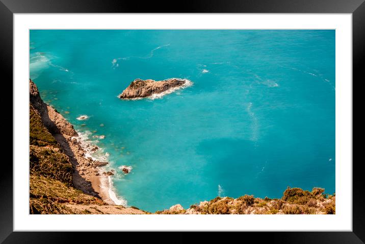 Turquoise Sea............... Framed Mounted Print by Naylor's Photography