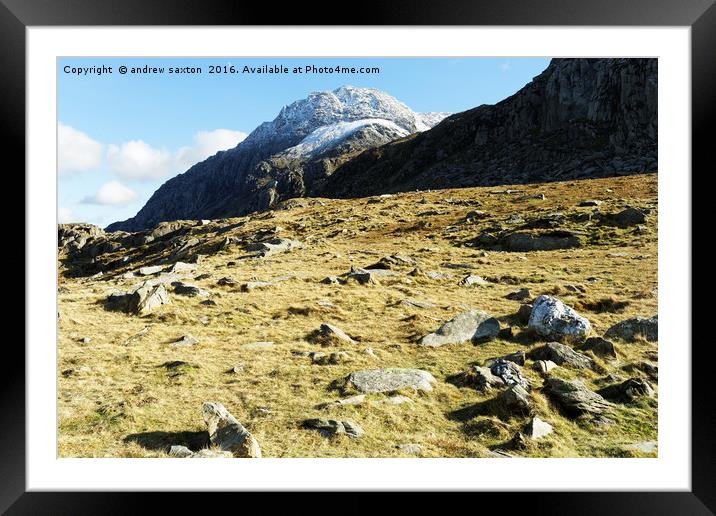 LONG WAY TO GO Framed Mounted Print by andrew saxton