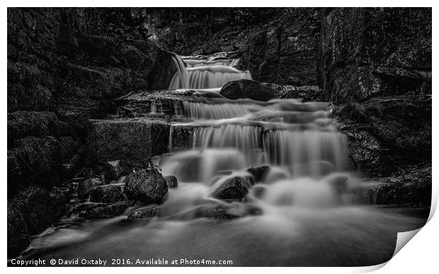 Lumsdale falls Print by David Oxtaby  ARPS