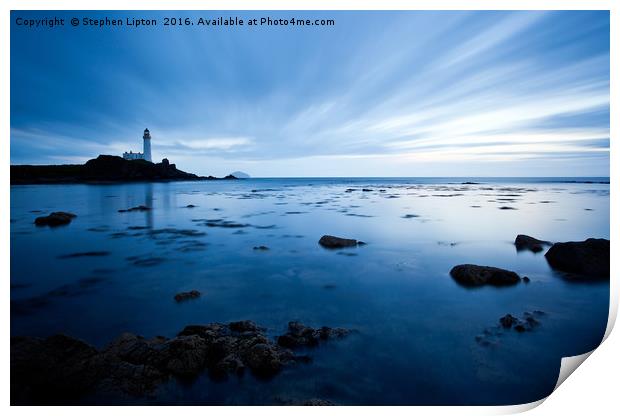 Blue Moods at Turnberry Print by Stephen Lipton