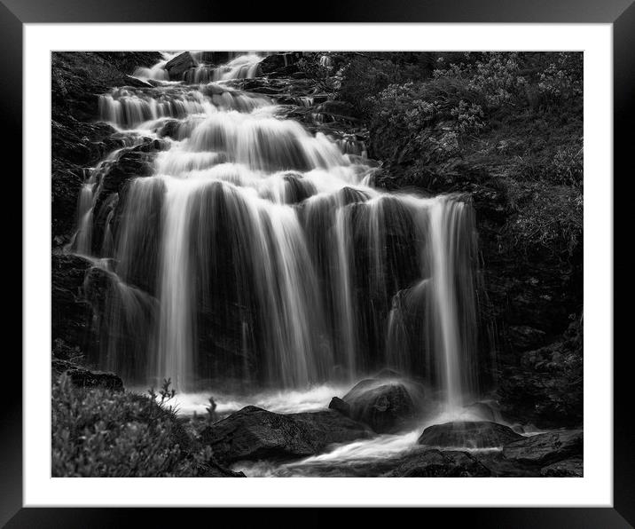 Norwegian Waterfall Framed Mounted Print by Nigel Jones