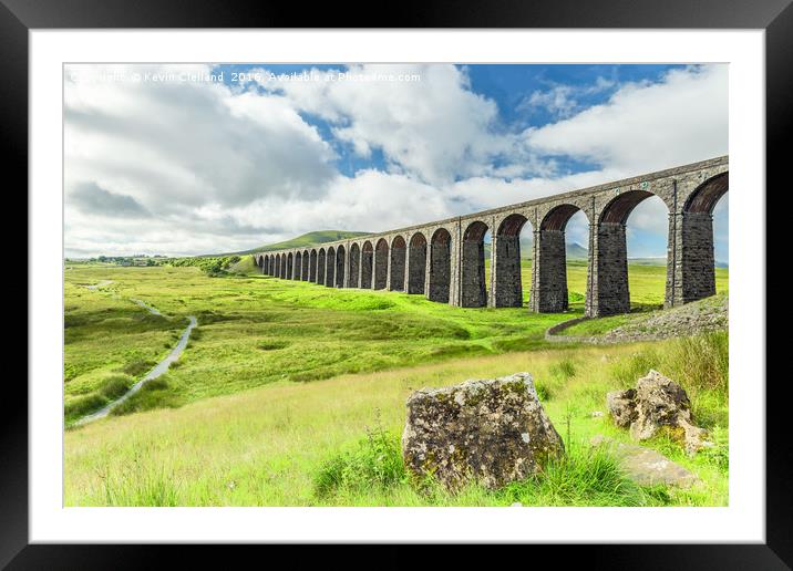 Ribblehead Viaduct Framed Mounted Print by Kevin Clelland