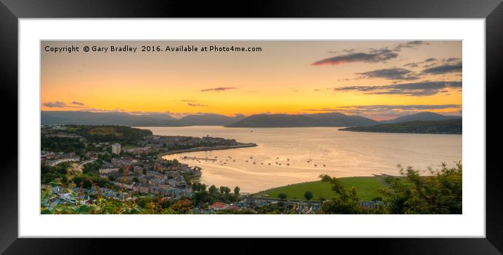 Golden Hour Framed Mounted Print by GBR Photos