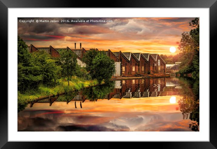 Evening Light on the Don Framed Mounted Print by K7 Photography