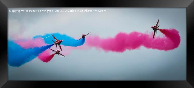 Whatever You Do Don't Blink ! Framed Print by Peter Farrington