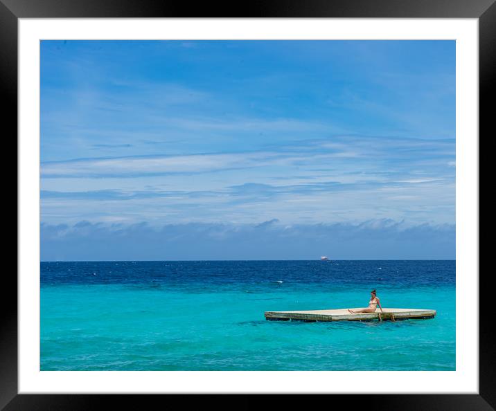 Curacao Views Framed Mounted Print by Gail Johnson