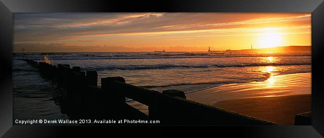 Aberdeen Beach, sunrise Framed Print by Derek Wallace
