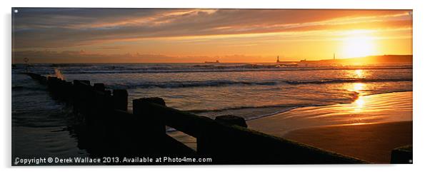 Aberdeen Beach, sunrise Acrylic by Derek Wallace
