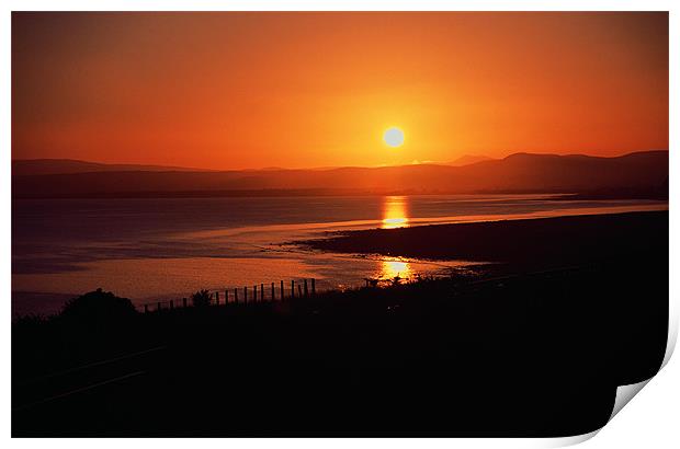 Sunrise over Dornach Print by Derek Wallace