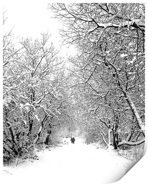 Walking in a Winter Wonderland Print by Jeni Harney