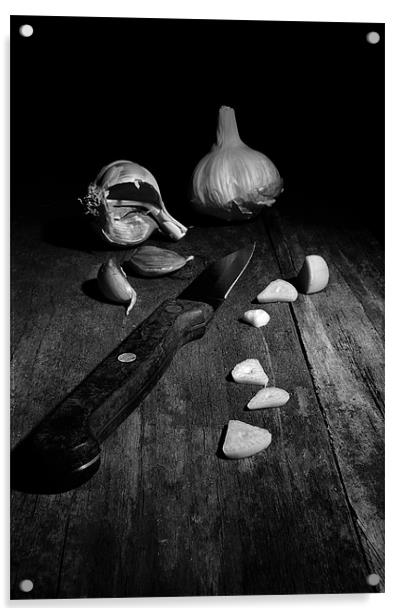 Garlic CSI Acrylic by John Boyle