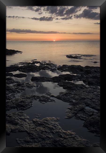 Lake Superior Sunrise Framed Print by Michael Treloar