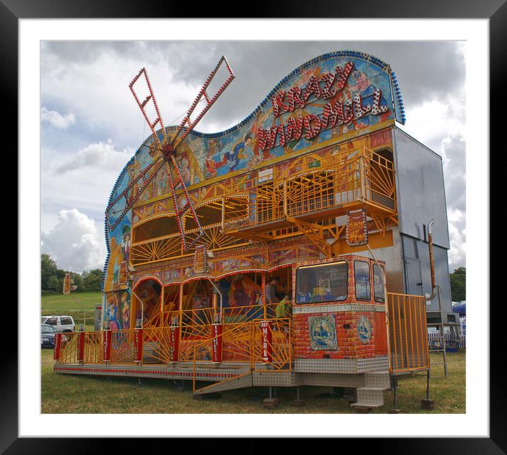 Funfair Framed Mounted Print by Chris Day