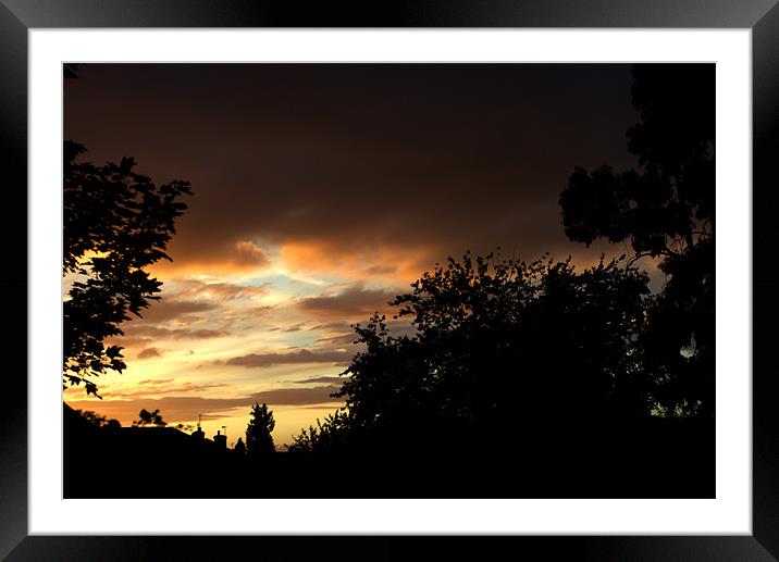Urban Sunset Framed Mounted Print by Chris Day
