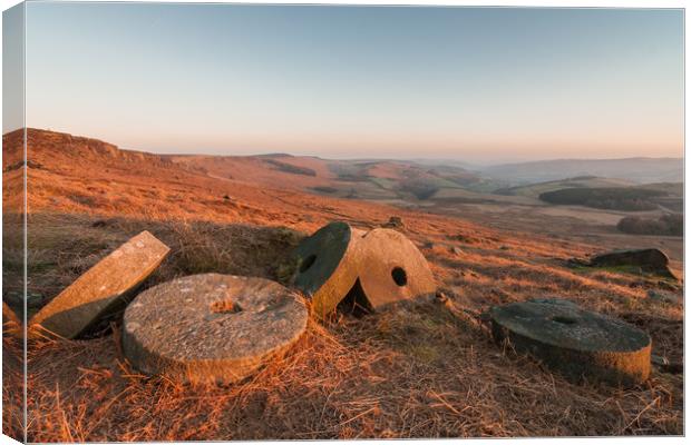 High Neb Millstones Canvas Print by James Grant