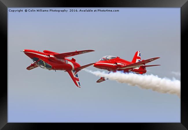 The Red Arrows RIAT 2016 2 Framed Print by Colin Williams Photography