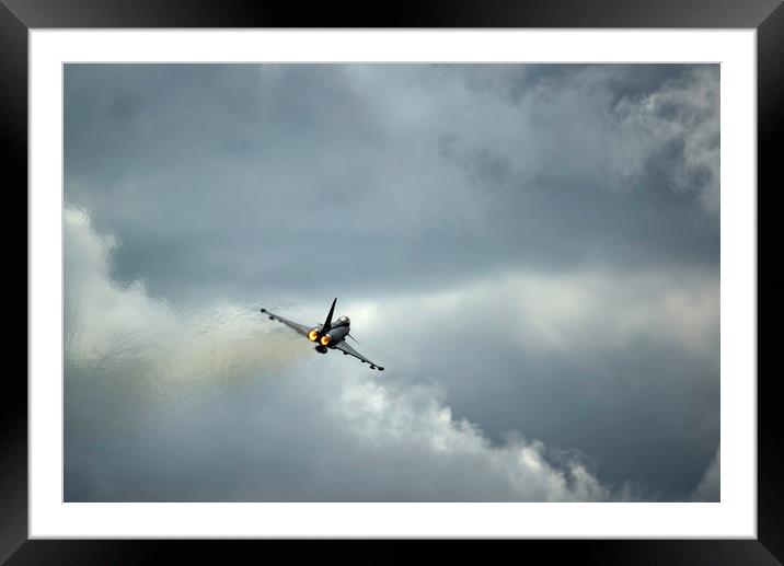 Into the Typhoon Framed Mounted Print by Andrew Richards