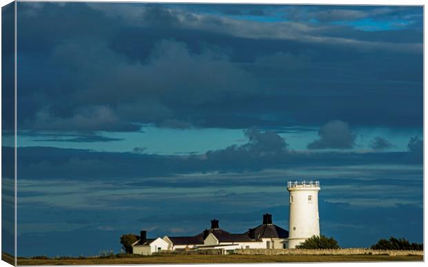 Nash Point Lighthouse South Wales Canvas Print by Nick Jenkins