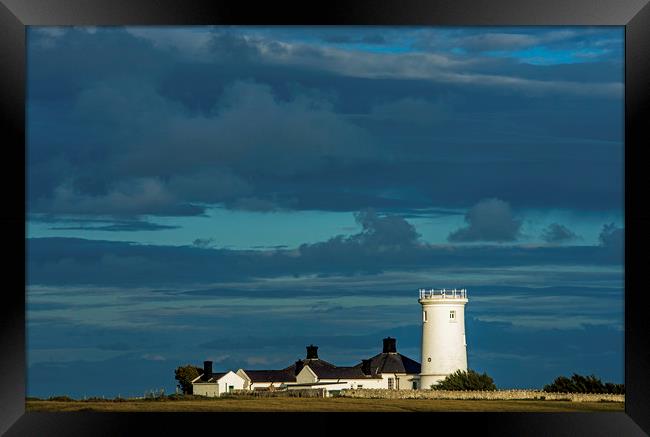 Nash Point Lighthouse South Wales Framed Print by Nick Jenkins