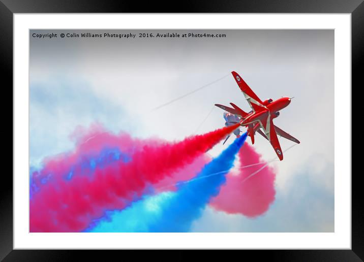 The Red Arrows RIAT 2016 3 Framed Mounted Print by Colin Williams Photography